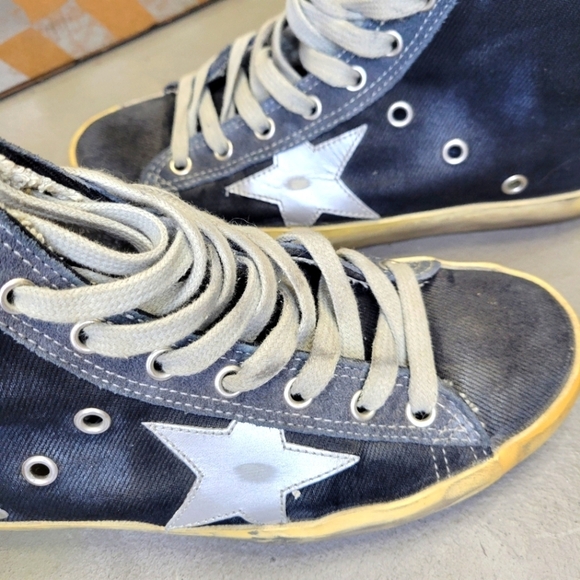 [EUC] Golden Goose Deluxe Brand Francy High-Top Sneaker SIZE 36 in box AUTHENTIC - Picture 6 of 12